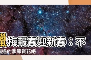 【臘梅 季節】臘梅報春迎新春：不容錯過的季節賞花絕美場景