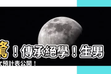 【生男育女預計表】驚！傳承絕學！生男育女預計表公開！