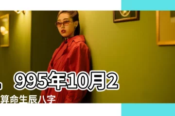 【1995年10月25五行】1995年10月25日算命生辰八字 |1995年10月25日八字五行排盤 |1995年10月25日出生的人五行缺什麼 |