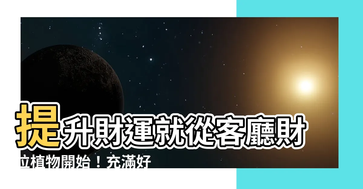 【客廳財位植物】提升財運就從客廳財位植物開始！充滿好氣場擺放法大公開