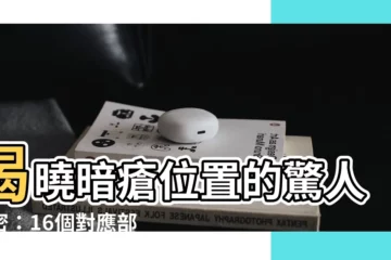 【暗瘡位置意思】揭曉暗瘡位置的驚人秘密：16個對應部位告訴你身體出問題？