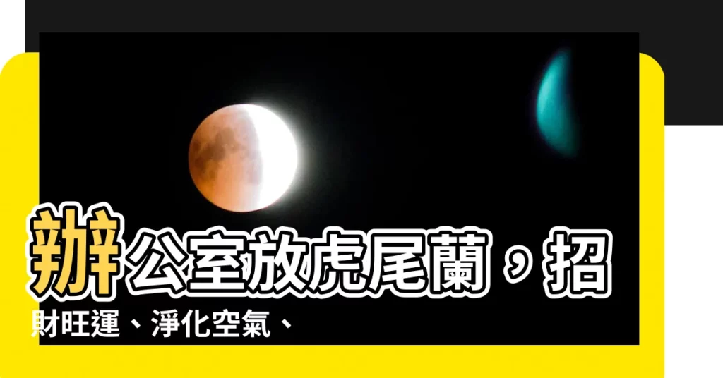 【虎尾蘭辦公室】辦公室放虎尾蘭，招財旺運、淨化空氣、趨吉避兇！