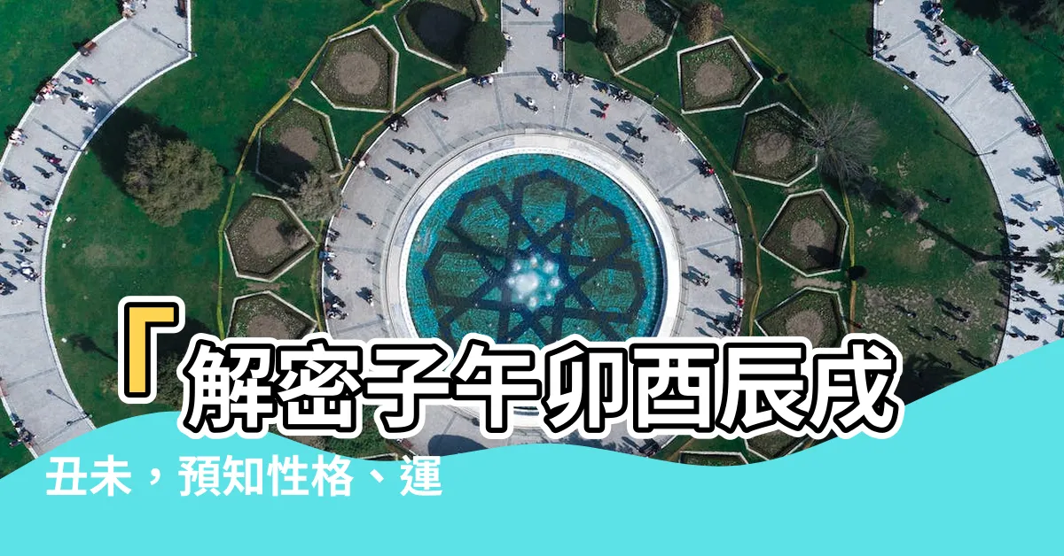 【子午卯酉辰戌醜未】「解密子午卯酉辰戌醜未，預知性格、運勢暗潮湧動！」