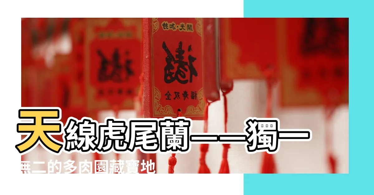 【天線虎尾蘭】天線虎尾蘭——獨一無二的多肉園藏寶地