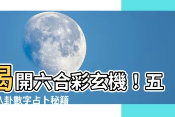 【六合彩五行八卦數字】揭開六合彩玄機！五行八卦數字占卜秘籍