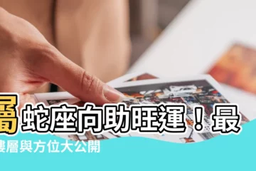 【屬蛇座向】屬蛇座向助旺運！最佳樓層與方位大公開
