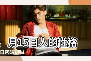 【1月15日】1月15日人的性格 |生日密碼1月15日 |1月15日 |