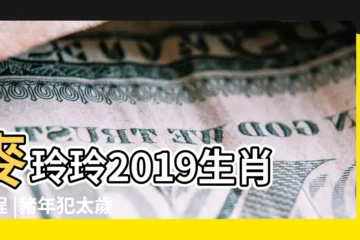 【2019年破太歲帶什麼好】麥玲玲2019生肖運程 |豬年犯太歲自救法及拜太歲教學 |麥玲玲2019生肖運程 |