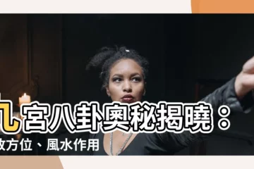 【九宮 八卦】九宮八卦奧秘揭曉：擺放方位、風水作用一次看！
