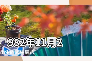 【1982年11月26命運】1982年11月26日出生的人生辰八字測算 |1982年11月26日出生日期看命運 |1982年11月26日出生的人命好嗎 |