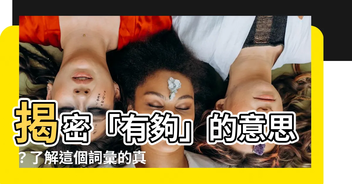 【有夠 意思】揭密「有夠」的意思？瞭解這個詞彙的真正含義