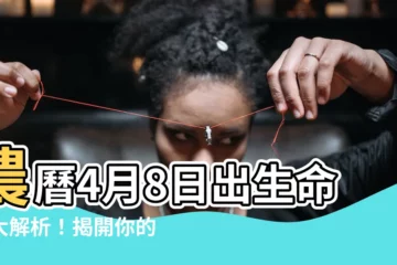 【農曆4月8日出生】農曆4月8日出生命運大解析！揭開你的性格與運勢！