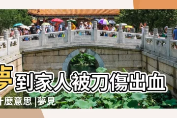 【夢見親人被刀切傷】夢到家人被刀傷出血是什麼意思 |夢見家人被刀傷出血是什麼意思 |夢見親人被刀砍傷流血 |