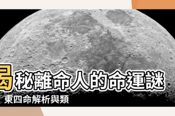 【離命人】揭秘離命人的命運謎團：東四命解析與類型解説