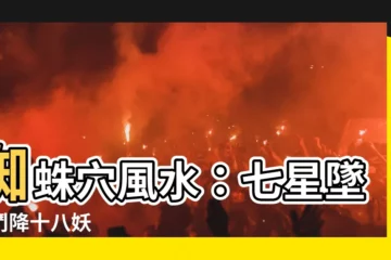 【蜘蛛穴風水】蜘蛛穴風水：七星墜地鬥降十八妖