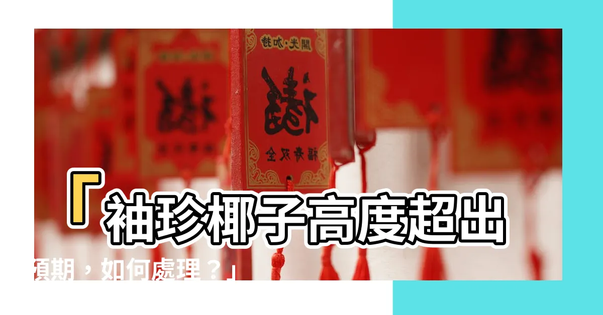【袖珍椰子高度】「袖珍椰子高度超出預期，如何處理？」