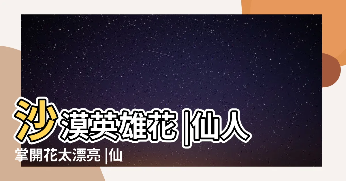 【沙漠仙人掌開花】沙漠英雄花 |仙人掌開花太漂亮 |仙人掌開花的一瞬間 |