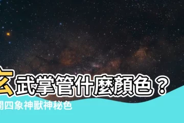 【玄武 顏色】玄武掌管什麼顏色？揭開四象神獸神秘色彩！