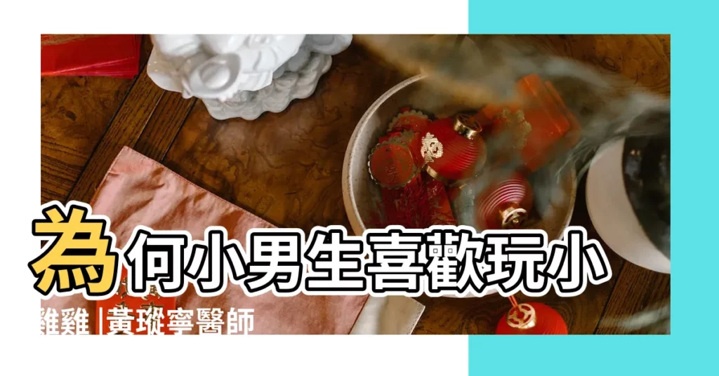 為何小男生喜歡玩小雞雞 |黃瑽寧醫師健康講堂 |除了好奇身體外 |【為什麼雞年生男孩多】