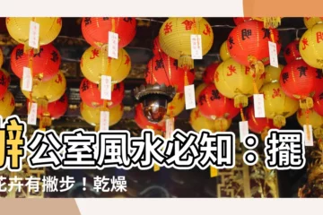 【辦公室放乾燥花】辦公室風水必知：擺放花卉有撇步！乾燥花大NG