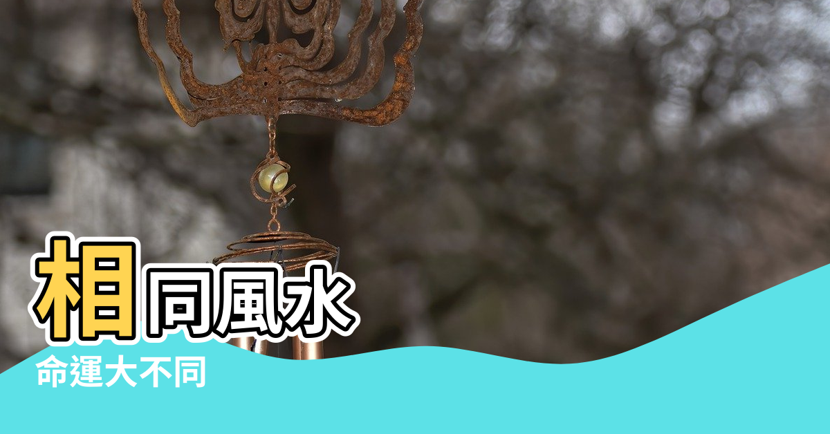 【同樣的八字不同的風水】相同風水 |命運大不同 |會有同樣的命運嗎 |