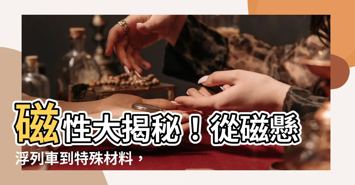 【磁性物質有哪些】磁性大揭秘！從磁懸浮列車到特殊材料，一次搞懂磁性物質的種類！
