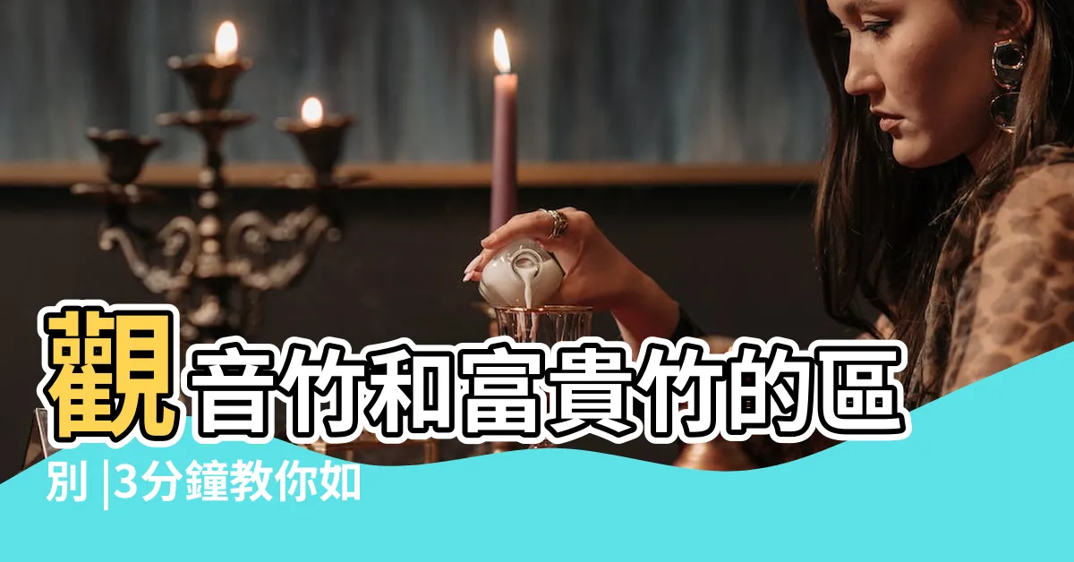 【觀音竹 富貴竹】觀音竹和富貴竹的區別 |3分鐘教你如何區分 |傻分不清 |