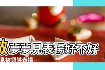 【夢到自己被公司表楊】做夢夢見表揚好不好 |夢見被領導表揚 |夢見被領導表揚有什麼寓意 |