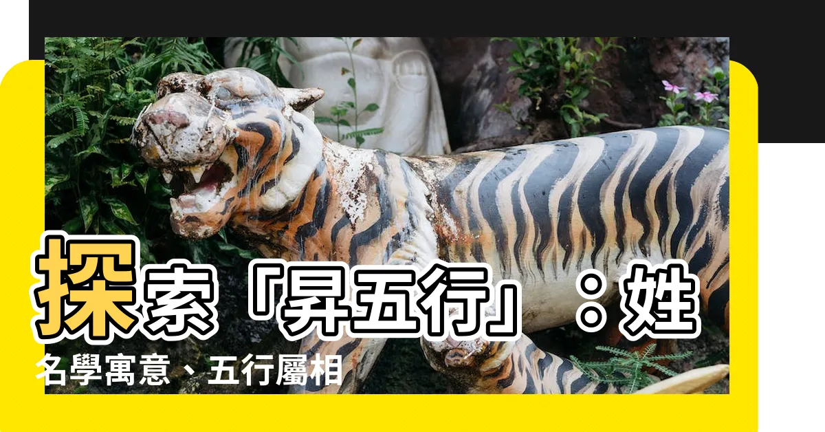 【昇五行】探索「昇五行」：姓名學寓意、五行屬相與取名中的寓意！