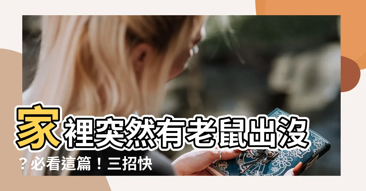 【家裡突然有老鼠】家裡突然有老鼠出沒？必看這篇！三招快速判斷＋五種熱門除鼠法