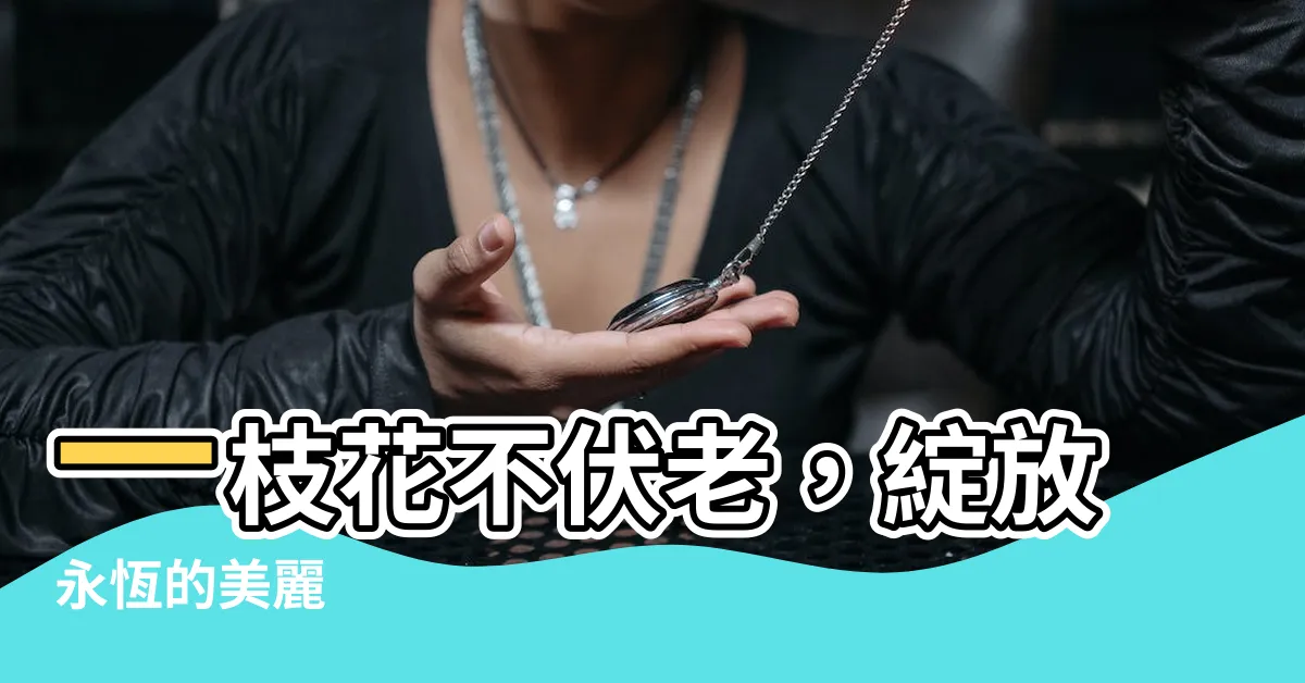 【一枝花不伏老襯字】一枝花不伏老，綻放永恆的美麗
