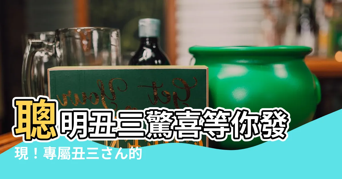 【丑三】聰明丑三驚喜等你發現！專屬丑三さん的秘密空間解析