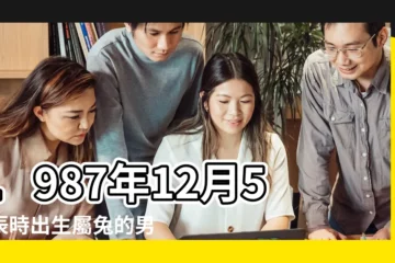 【1987年陰曆12月5日辰時】1987年12月5日辰時出生屬兔的男性八字算命 |1987年12月5日出生的人五行缺什麼 |1987年12月5日出生時間看命運 |
