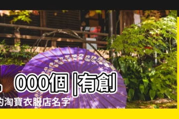 【有創意的衣服網店名字】1000個 |有創意的淘寶衣服店名字有哪些 |有創意的服裝網店名字 |