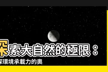 【環境承載力】探索大自然的極限：一探環境承載力的奧秘