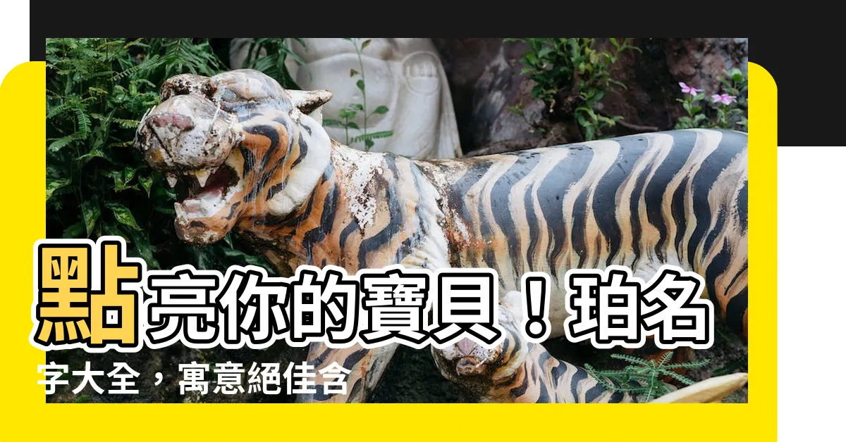 【珀名字】點亮你的寶貝！珀名字大全，寓意絕佳含義美好