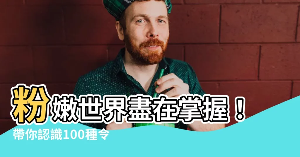 【粉色的東西】粉嫩世界盡在掌握！帶你認識100種令人心動的粉紅小物