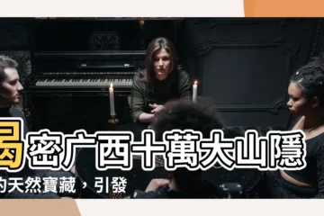 【廣西十萬大山】揭密廣西十萬大山隱藏的天然寶藏，引發遊覽熱潮！