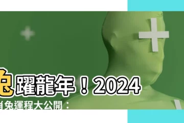 【生肖兔 2024】兔躍龍年！2024生肖兔運程大公開：害太歲助人氣飆漲