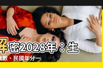 【2028是什麼年】解密2028年：生肖歲數、民國年分一次搞懂！