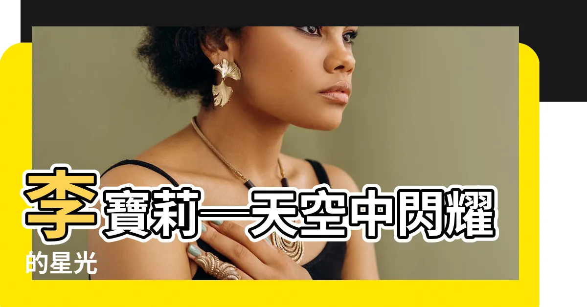 【李寶莉】李寶莉─天空中閃耀的星光
