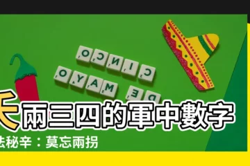 【夭兩三四】夭兩三四的軍中數字讀法秘辛：莫忘兩拐洞！