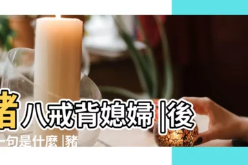 【豬八戎背媳婦歇後語】豬八戒背媳婦 |後面一句是什麼 |豬八戒背媳婦 |