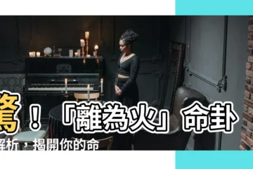 【離為火命卦】驚！「離為火」命卦大解析，揭開你的命運密碼