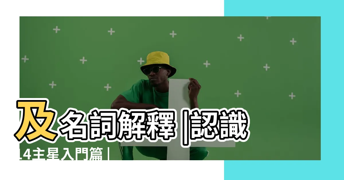 【紫微鬥數基礎】及名詞解釋 |認識14主星入門篇 |菜鳥入門 |