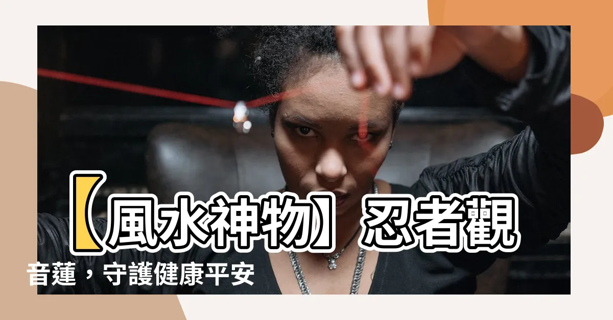 【忍者觀音蓮風水】【風水神物】忍者觀音蓮，守護健康平安，招來財運的秘密大解密！
