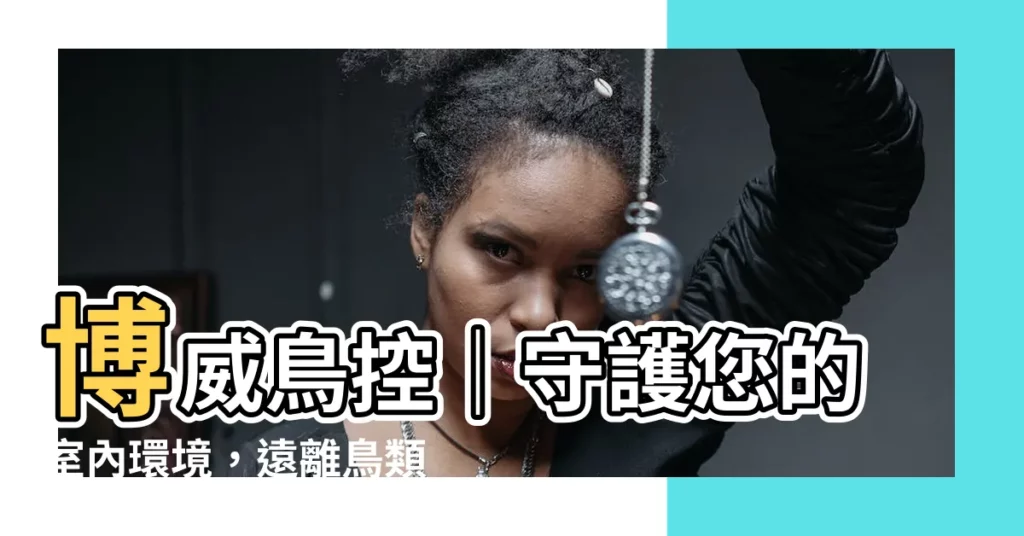 【博威鳥控】博威鳥控｜守護您的室內環境，遠離鳥類侵擾