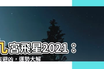 【九宮飛星2021】九宮飛星2021：趨吉避兇，運勢大解密