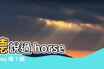 【馬】聽説過 horseshoes 嗎？揭秘三匹馬不為人知的趣事