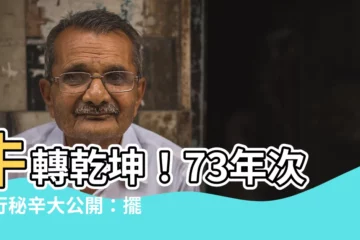 【73年次五行】牛轉乾坤！73年次五行秘辛大公開：擺脱窮困命格的財富攻略